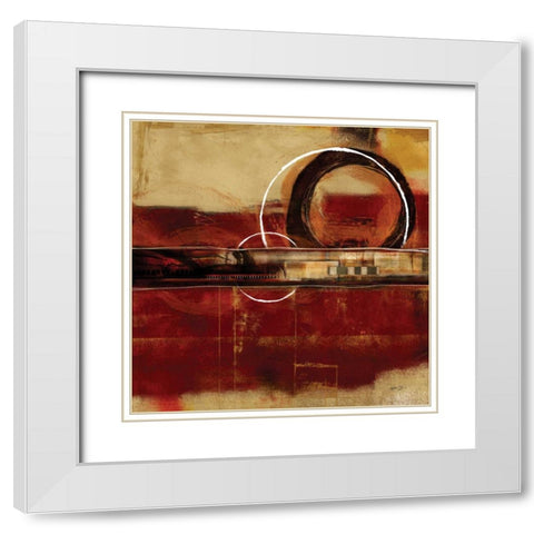 GRAVITATION I White Modern Wood Framed Art Print with Double Matting by Yang, Eric