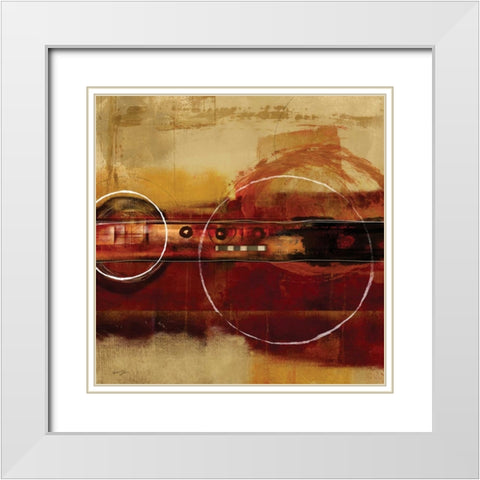 GRAVITATION II White Modern Wood Framed Art Print with Double Matting by Yang, Eric
