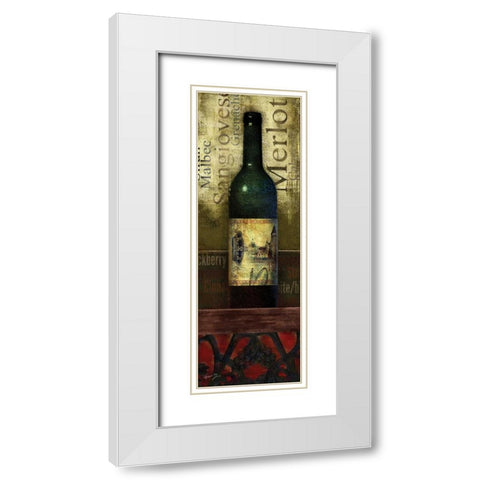 TASTING ROOM I White Modern Wood Framed Art Print with Double Matting by Yang, Eric