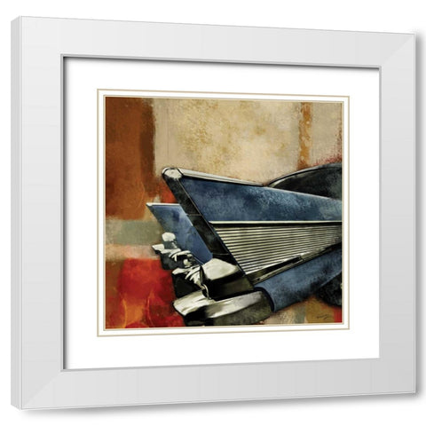 DECKED HOT ROD White Modern Wood Framed Art Print with Double Matting by Yang, Eric