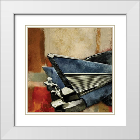 DECKED HOT ROD White Modern Wood Framed Art Print with Double Matting by Yang, Eric