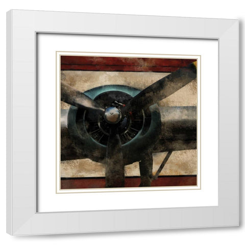 LEADING EDGE VI White Modern Wood Framed Art Print with Double Matting by Yang, Eric