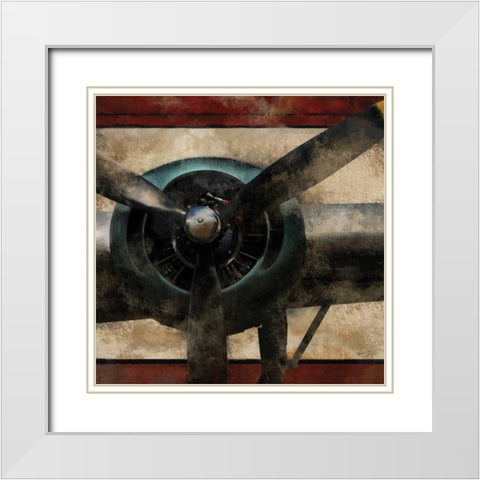 LEADING EDGE VI White Modern Wood Framed Art Print with Double Matting by Yang, Eric