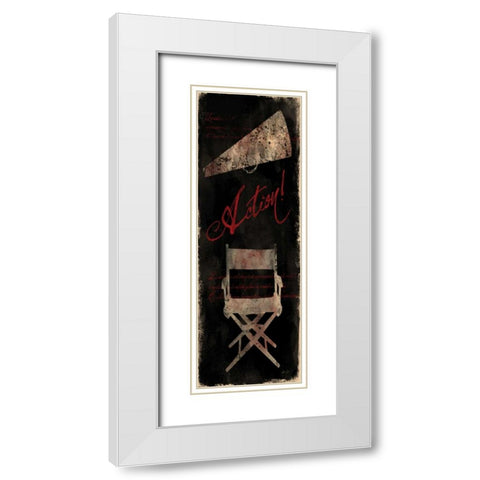 CINEMATOGRAPHERS DREAM I - RED White Modern Wood Framed Art Print with Double Matting by Yang, Eric