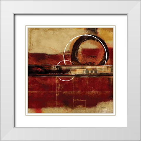 GRAVITATION II White Modern Wood Framed Art Print with Double Matting by Yang, Eric