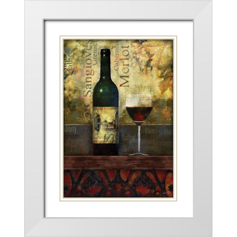 TASTING ROOM I White Modern Wood Framed Art Print with Double Matting by Yang, Eric