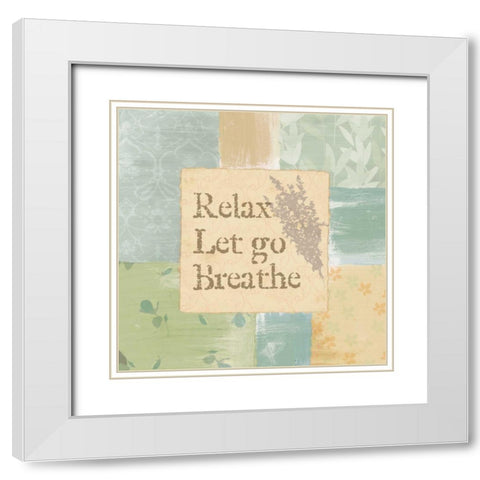 RELAXING TIME II White Modern Wood Framed Art Print with Double Matting by Ballantyne, Piper