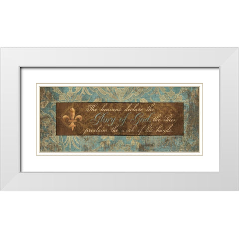 GLORY OF GOD White Modern Wood Framed Art Print with Double Matting by Ballantyne, Piper