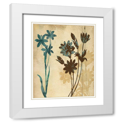 SILOHUETTE WHISPERS II White Modern Wood Framed Art Print with Double Matting by Ballantyne, Piper