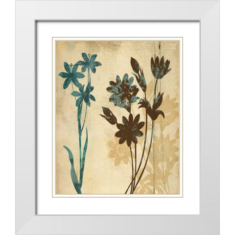 SILOHUETTE WHISPERS II White Modern Wood Framed Art Print with Double Matting by Ballantyne, Piper