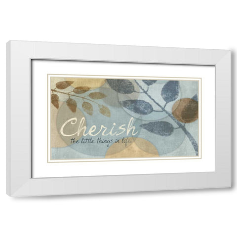 WITH YOUR HEART White Modern Wood Framed Art Print with Double Matting by Ballantyne, Piper