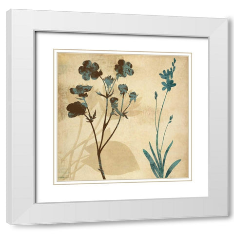 SILHOUETTE WHISPERS I White Modern Wood Framed Art Print with Double Matting by Ballantyne, Piper