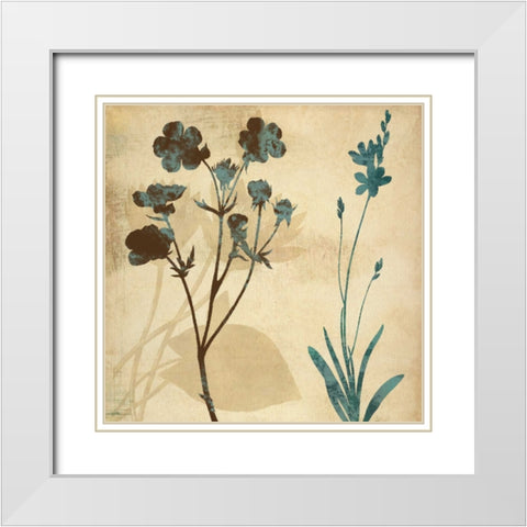 SILHOUETTE WHISPERS I White Modern Wood Framed Art Print with Double Matting by Ballantyne, Piper