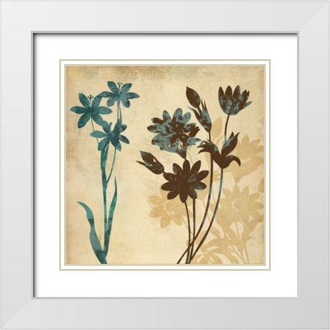 SILHOUETTE WHISPERS II White Modern Wood Framed Art Print with Double Matting by Ballantyne, Piper