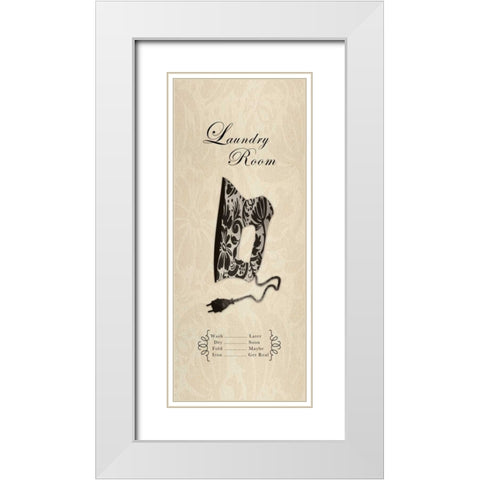 61 ROOM White Modern Wood Framed Art Print with Double Matting by Ballantyne, Piper