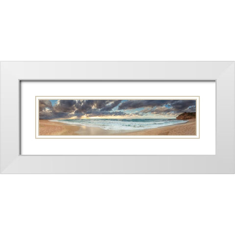 Dead sea, Israel White Modern Wood Framed Art Print with Double Matting by Frank, Assaf