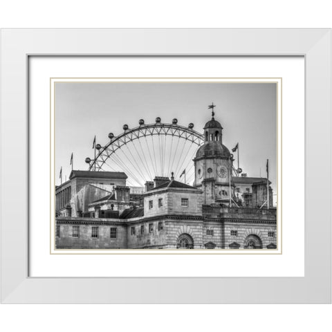 The Household Cavalry Museum, London, UK White Modern Wood Framed Art Print with Double Matting by Frank, Assaf