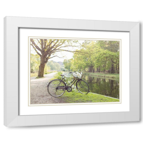 Variety of pulses in a wooden box White Modern Wood Framed Art Print with Double Matting by Frank, Assaf