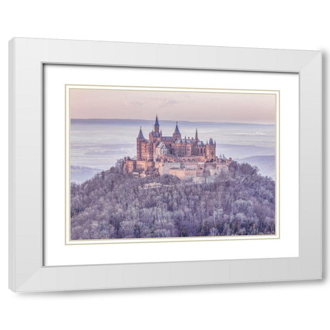 Hohenzollern Castle-Germany White Modern Wood Framed Art Print with Double Matting by Frank, Assaf