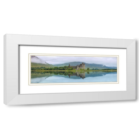 Kilchurn Castle-Loch Awe-Scotland White Modern Wood Framed Art Print with Double Matting by Frank, Assaf