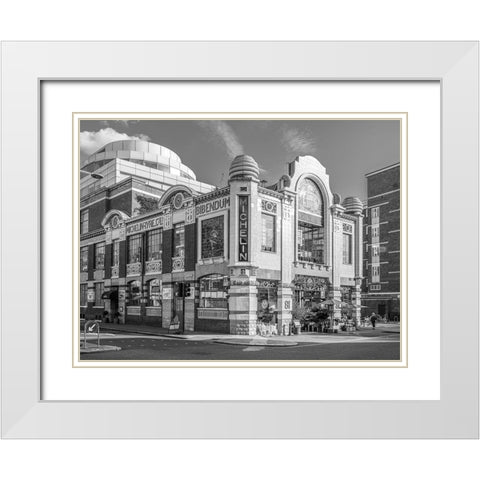 Michelin House-London White Modern Wood Framed Art Print with Double Matting by Frank, Assaf
