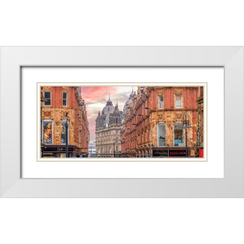 Leeds dome architecture White Modern Wood Framed Art Print with Double Matting by Frank, Assaf