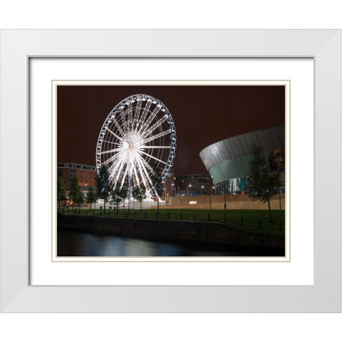AF20120930 Liverpool 240 White Modern Wood Framed Art Print with Double Matting by Frank, Assaf
