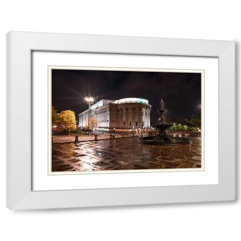 AF20120930 Liverpool 266 White Modern Wood Framed Art Print with Double Matting by Frank, Assaf