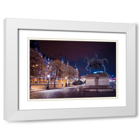 AF20120930 Liverpool 288C03 White Modern Wood Framed Art Print with Double Matting by Frank, Assaf