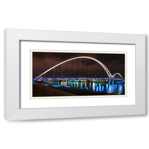 AF20121005 Middlesbrough 104C01 White Modern Wood Framed Art Print with Double Matting by Frank, Assaf