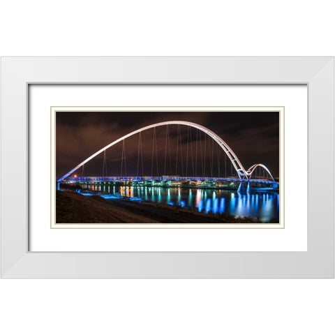 AF20121005 Middlesbrough 104C01 White Modern Wood Framed Art Print with Double Matting by Frank, Assaf