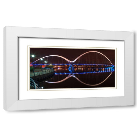 AF20121005 Middlesbrough 115C06 White Modern Wood Framed Art Print with Double Matting by Frank, Assaf