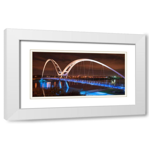 AF20121005 Middlesbrough 117 White Modern Wood Framed Art Print with Double Matting by Frank, Assaf