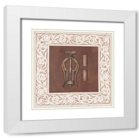 Heely 1888 White Modern Wood Framed Art Print with Double Matting by Marrott, Stephanie