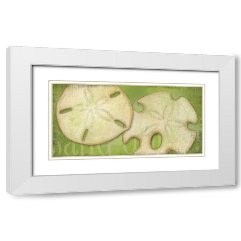 Two Dollars White Modern Wood Framed Art Print with Double Matting by Marrott, Stephanie