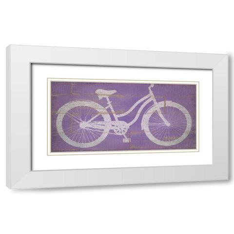 Beach Cruisin White Modern Wood Framed Art Print with Double Matting by Marrott, Stephanie
