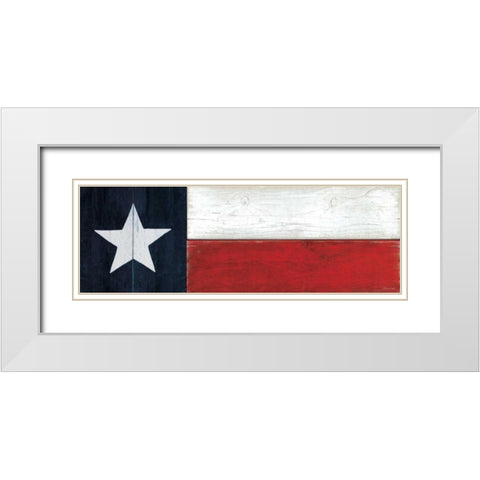 Texas White Modern Wood Framed Art Print with Double Matting by Marrott, Stephanie