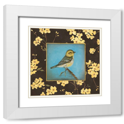 Life In Song White Modern Wood Framed Art Print with Double Matting by Marrott, Stephanie