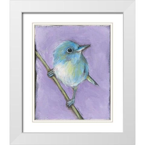 Feeling Fancy White Modern Wood Framed Art Print with Double Matting by Marrott, Stephanie