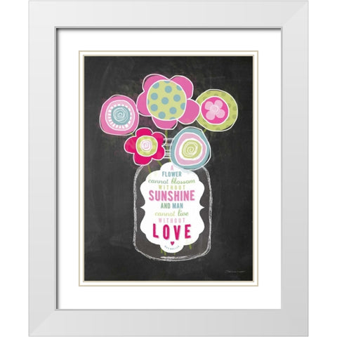 Without Love White Modern Wood Framed Art Print with Double Matting by Marrott, Stephanie
