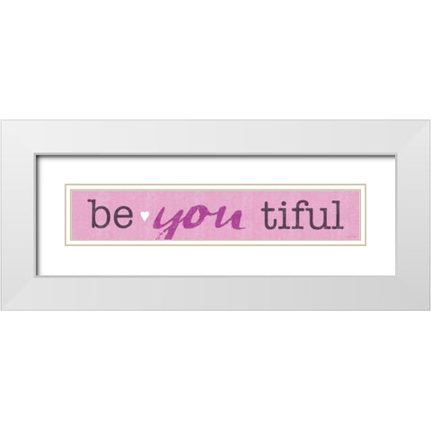 Beautiful White Modern Wood Framed Art Print with Double Matting by Marrott, Stephanie