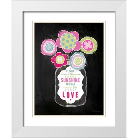 Without Love White Modern Wood Framed Art Print with Double Matting by Marrott, Stephanie