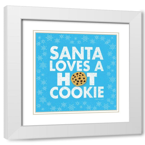 Hot Cookie White Modern Wood Framed Art Print with Double Matting by Marrott, Stephanie