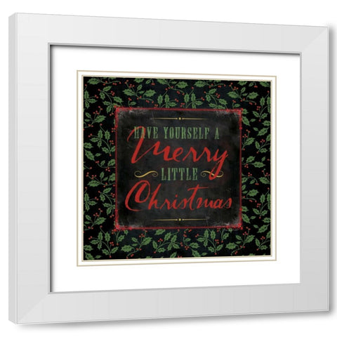 Have Yourself White Modern Wood Framed Art Print with Double Matting by Marrott, Stephanie