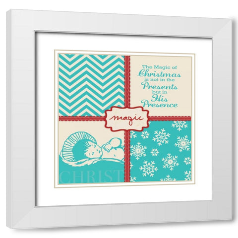 The Magic White Modern Wood Framed Art Print with Double Matting by Marrott, Stephanie