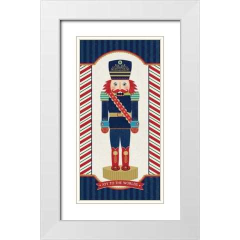 Nutcracker I White Modern Wood Framed Art Print with Double Matting by Marrott, Stephanie