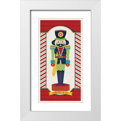 Nutcracker IV White Modern Wood Framed Art Print with Double Matting by Marrott, Stephanie