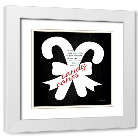 Humble White Modern Wood Framed Art Print with Double Matting by Marrott, Stephanie