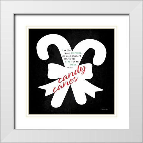 Humble White Modern Wood Framed Art Print with Double Matting by Marrott, Stephanie