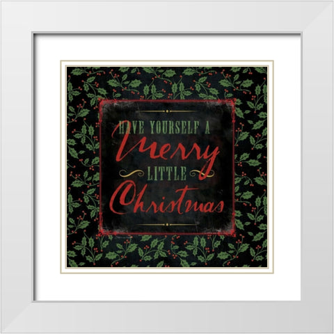 Have Yourself White Modern Wood Framed Art Print with Double Matting by Marrott, Stephanie